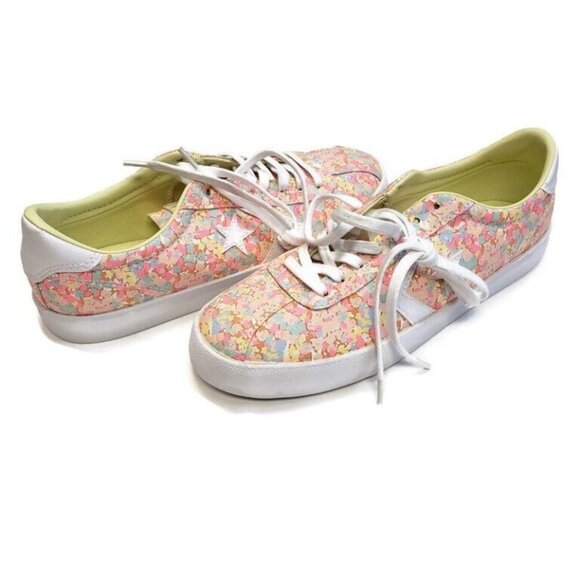 CONVERSE Womens 8.5 Breakpoint Sneakers Athletic Shoes 555953C Sunset Glow Lemon - Picture 8 of 8